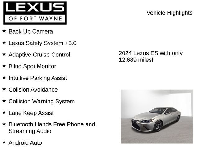 Certified 2024 Lexus ES 300h w/ Luxury Package image 7