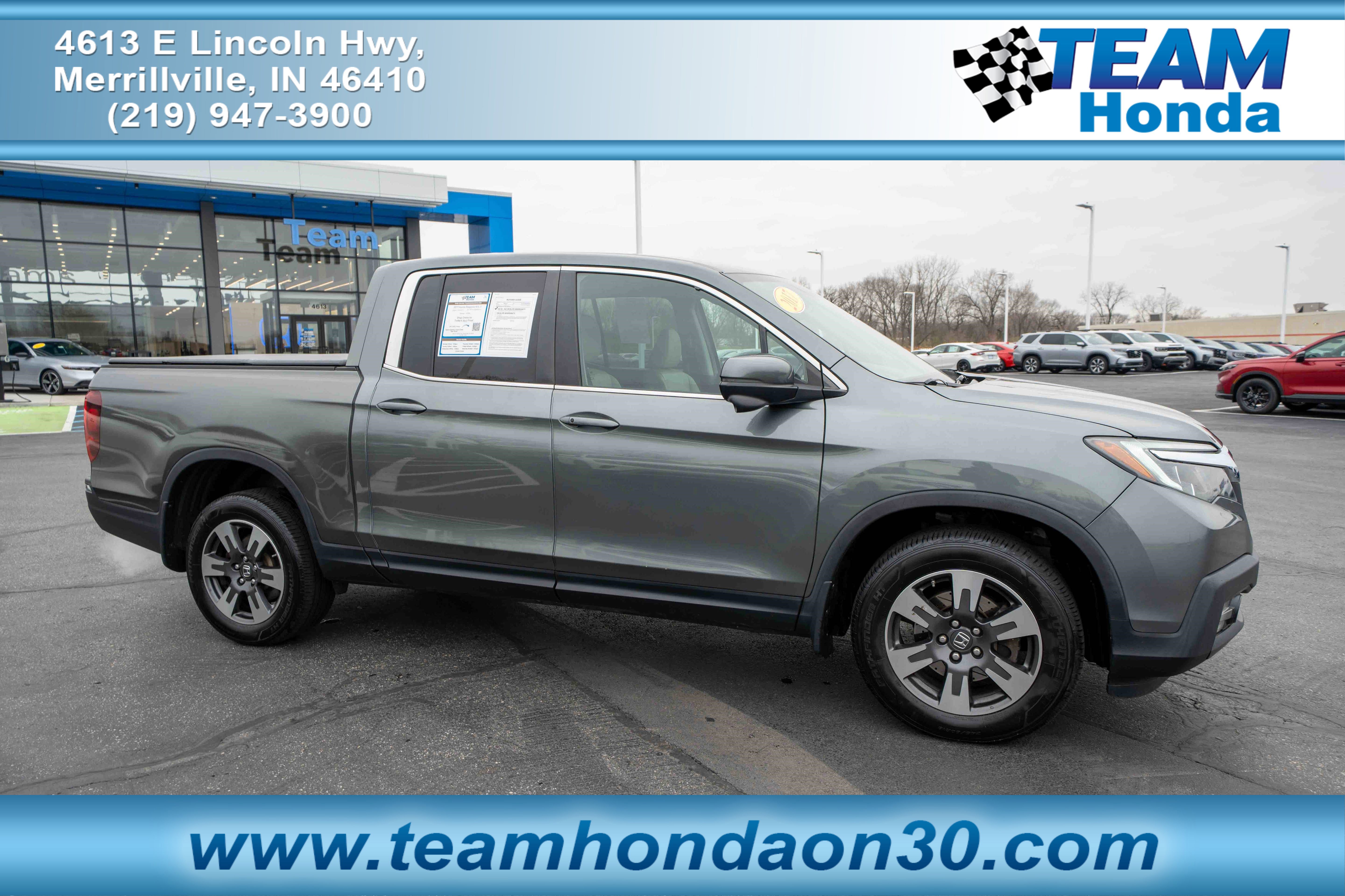 Used 2017 Honda Ridgeline RTL-T
