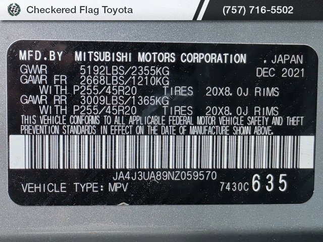 Used 2022 Mitsubishi Outlander SEL Black Edition image 23