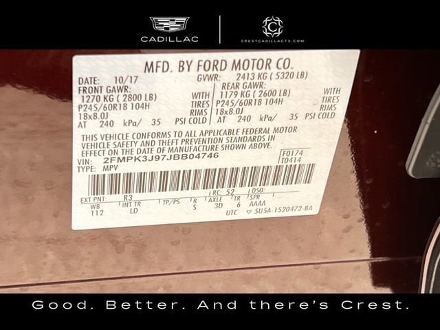 Used 2018 Ford Edge SEL w/ Equipment Group 201A FWD image 28