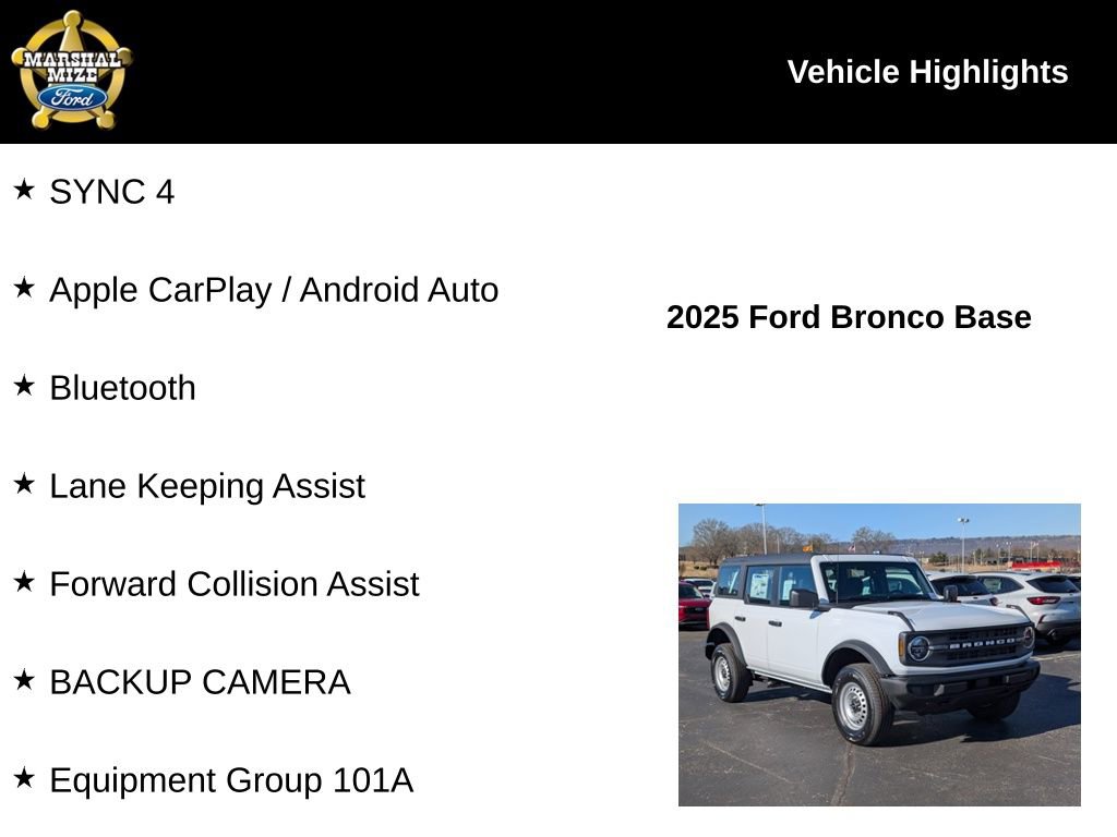 New 2025 Ford Bronco 4-Door image 2