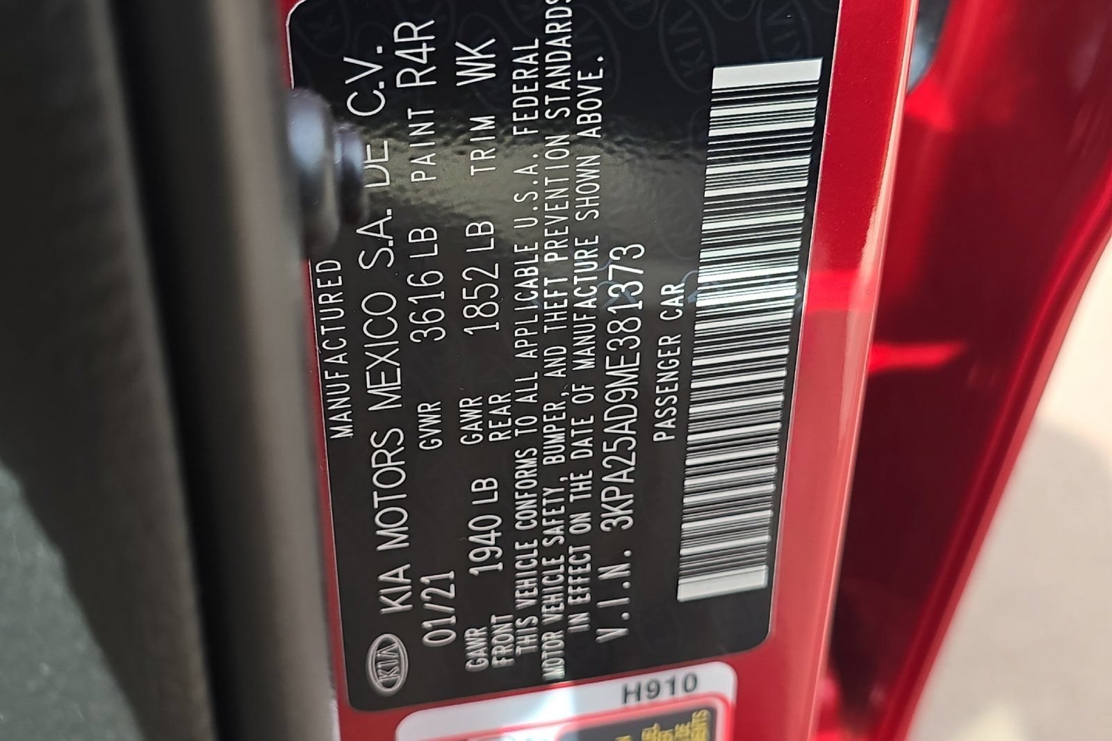 Used 2021 Kia Rio S FWD image 27