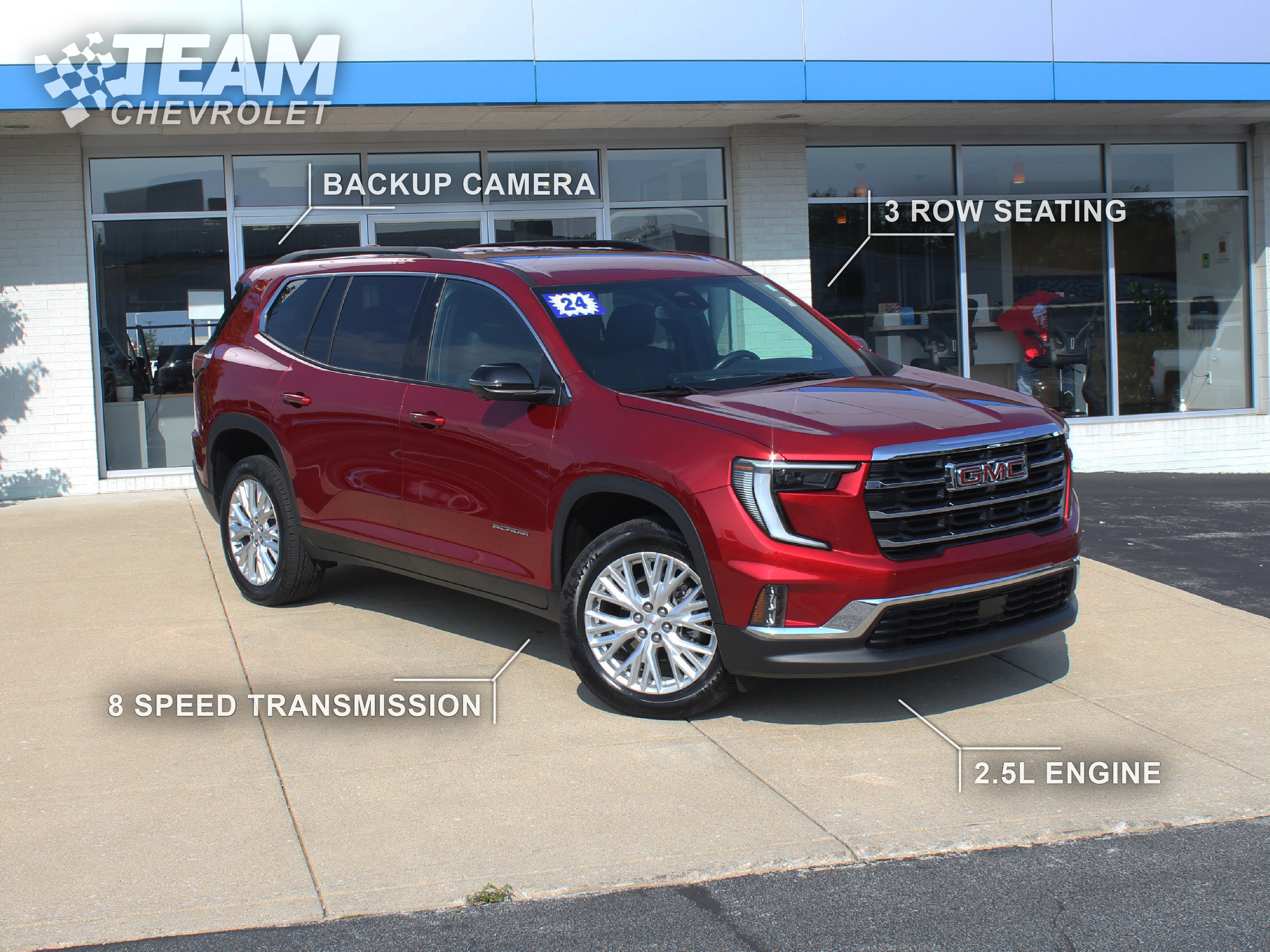 Certified 2024 GMC Acadia Elevation w/ LPO, Floor Liner Package FWD image 2