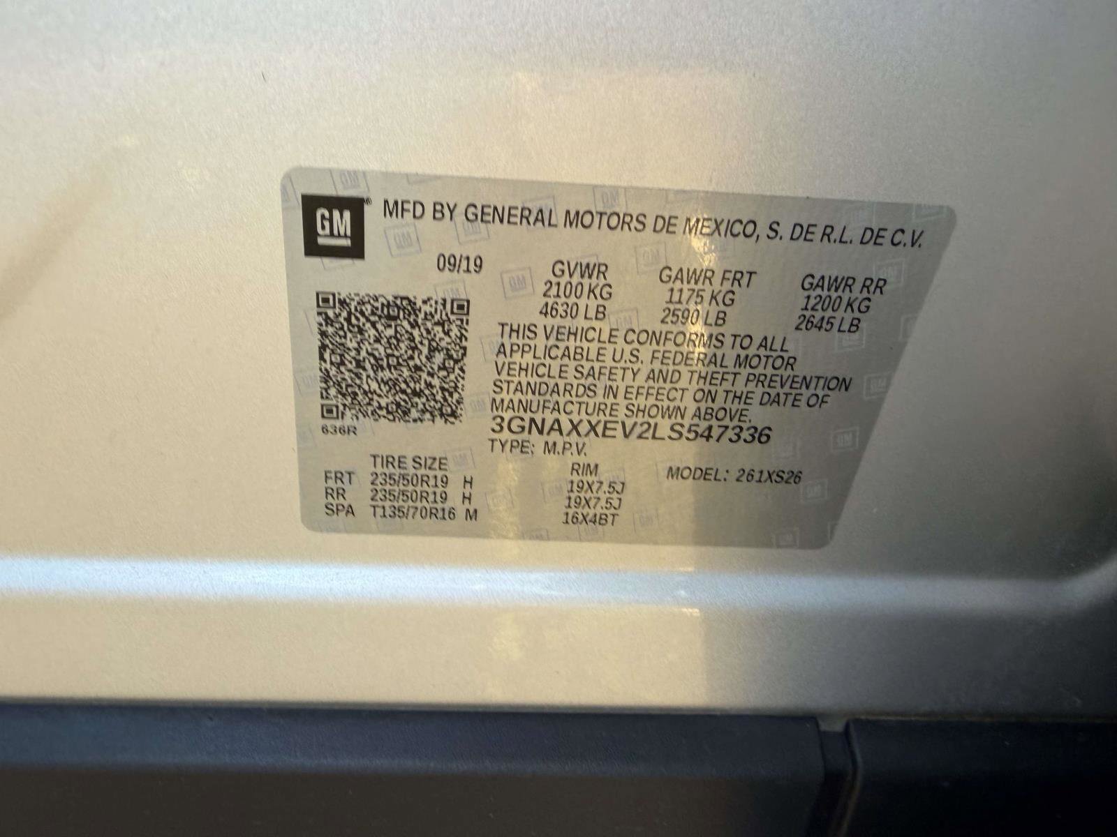 Certified 2020 Chevrolet Equinox Premier AWD/4WD image 17