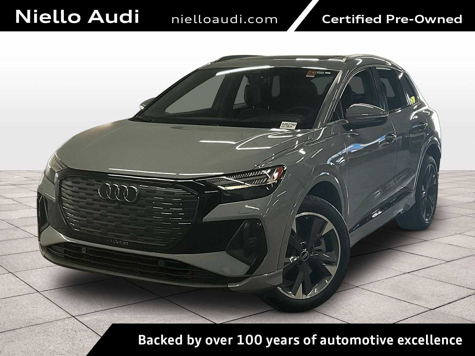 Certified 2023 Audi Q4 e-tron Prestige w/ Black Optic Package
