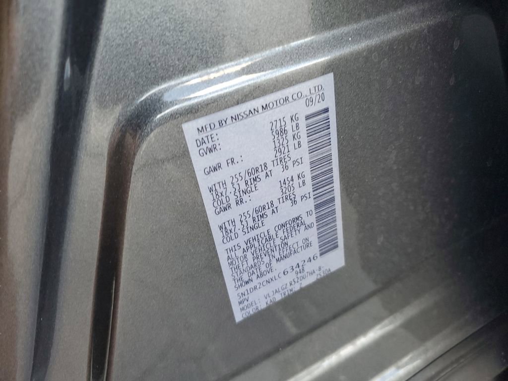 Used 2020 Nissan Pathfinder SL FWD image 26