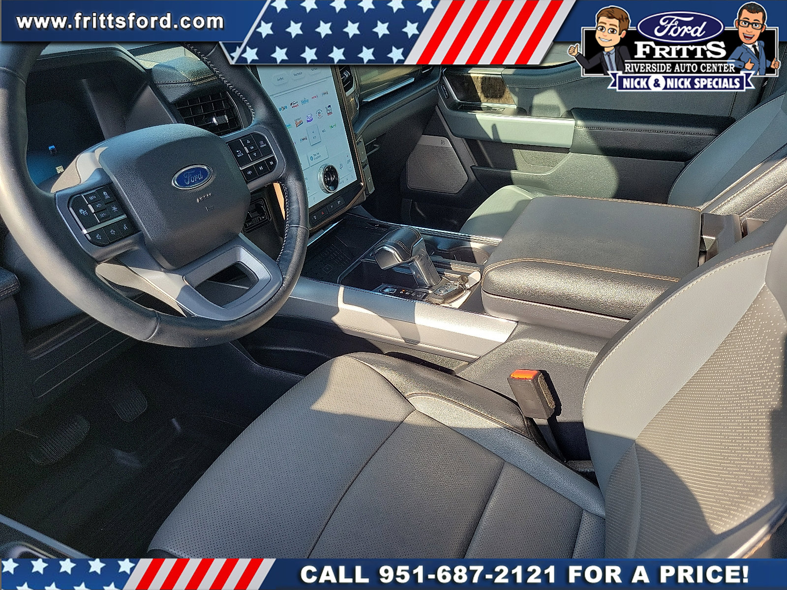 Certified 2023 Ford F150 Lightning Lariat w/ Equipment Group 511A High image 4