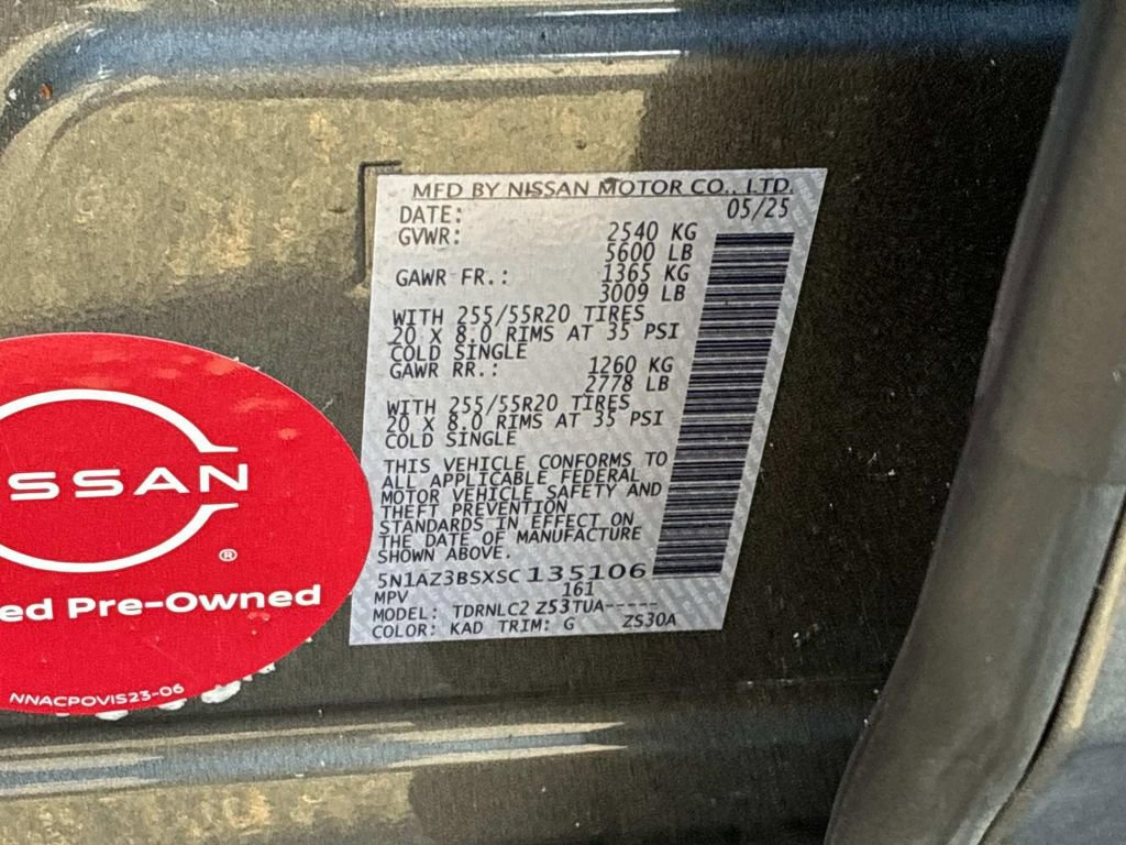 Certified 2025 Nissan Murano SV image 23