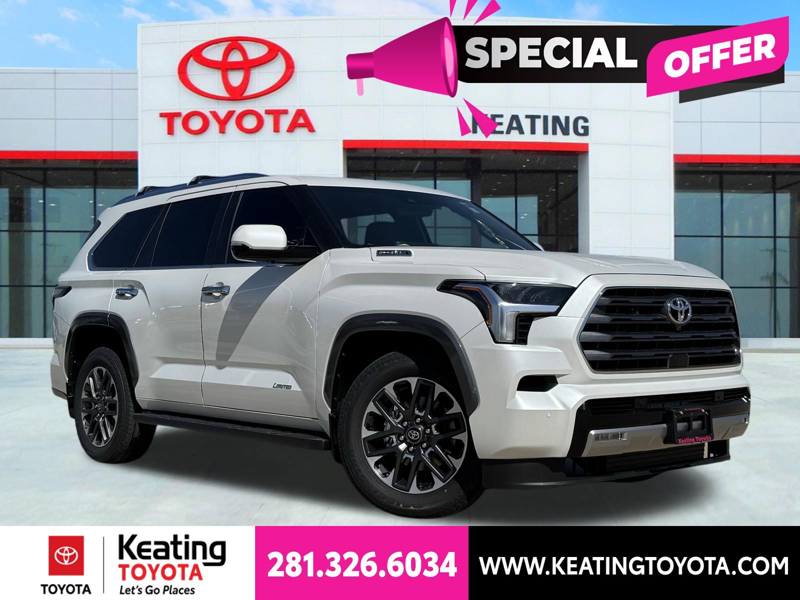 New 2026 Toyota Sequoia Limited AWD/4WD 360° Tour