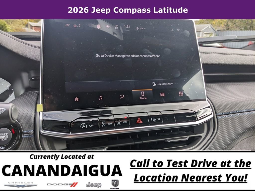New 2026 Jeep Compass Latitude w/ Quick Order Package 29K image 17