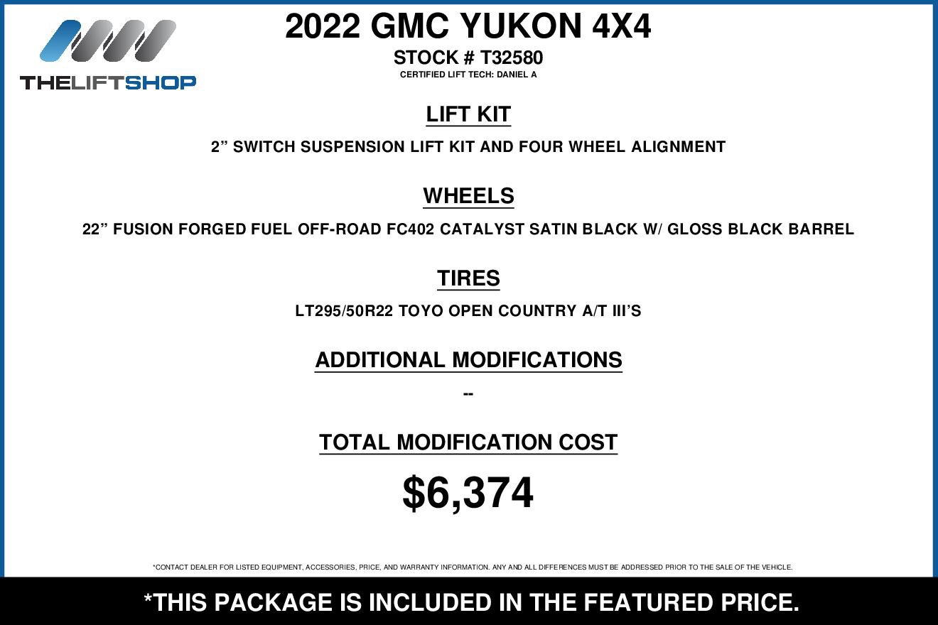 Used 2022 GMC Yukon Denali w/ Denali Premium Package AWD/4WD image 2