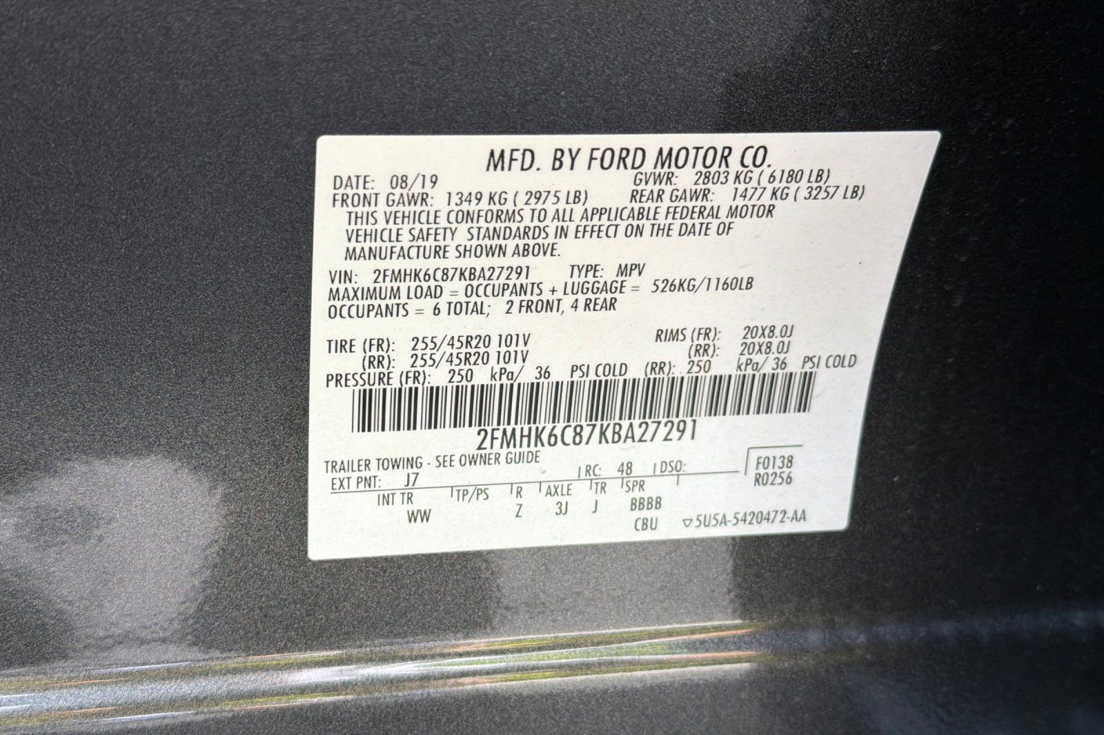Used 2019 Ford Flex SEL w/ Equipment Group 202A AWD/4WD image 29