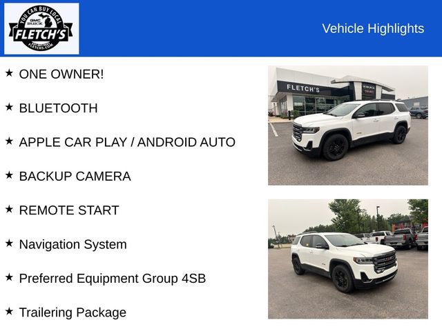 Used 2022 GMC Acadia AT4 w/ Trailering Package AWD/4WD image 2