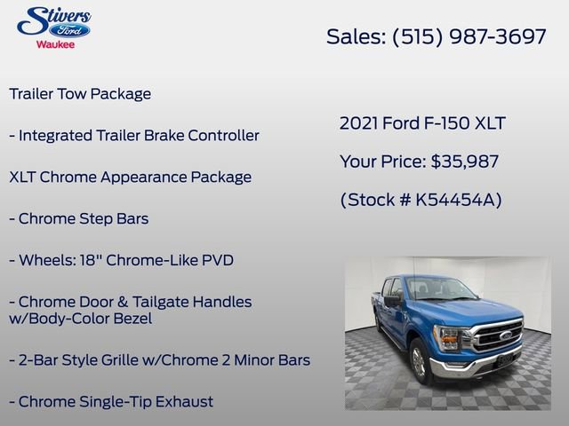 Used 2021 Ford F150 XLT w/ Equipment Group 302A High image 22