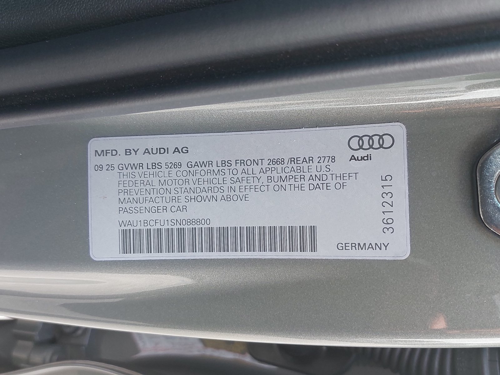 Certified 2025 Audi A5 Prestige w/ 19" Wheel Package AWD/4WD image 41