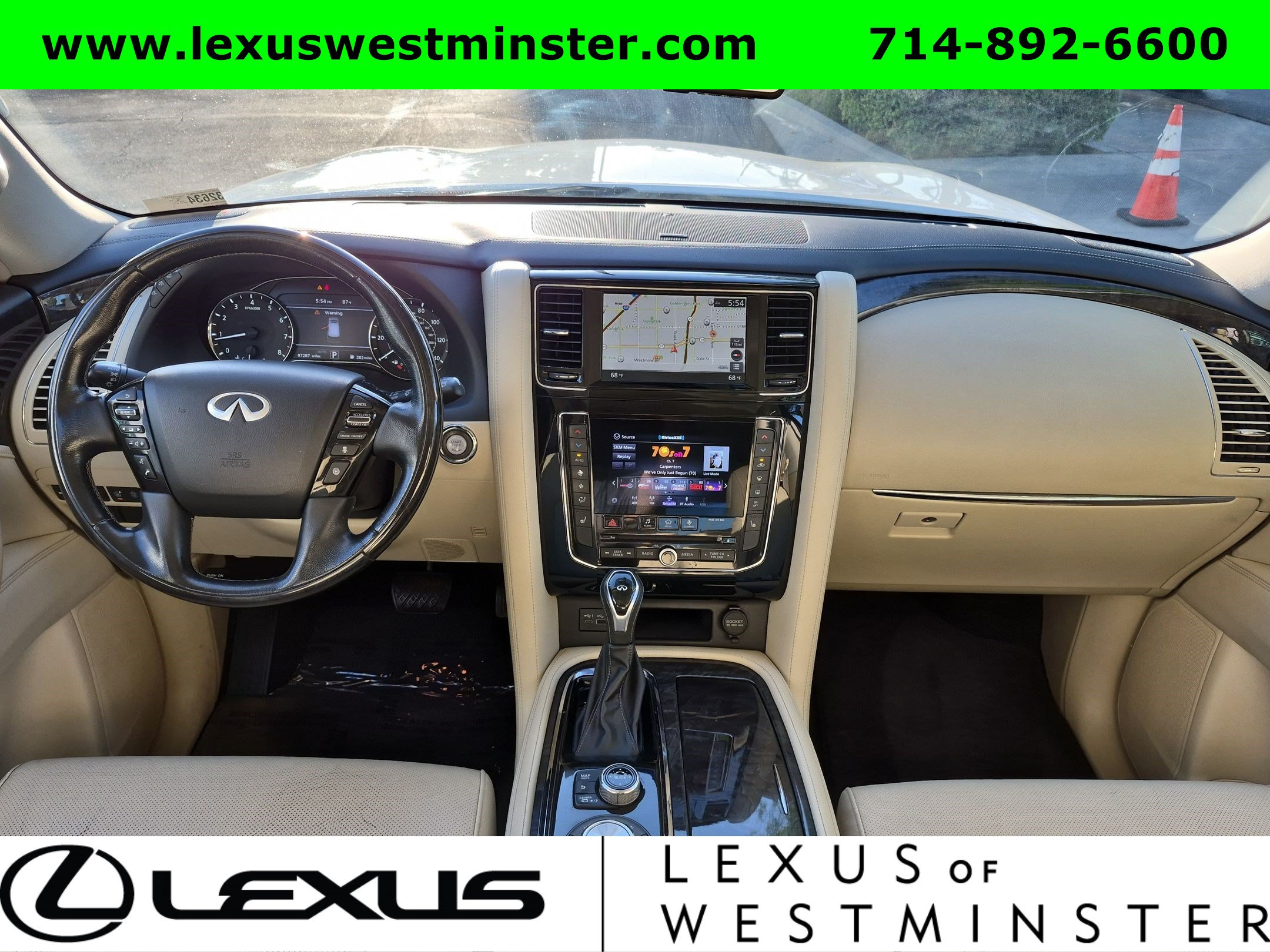 Used 2020 INFINITI QX80 Luxe w/ Proassist Package AWD/4WD image 15