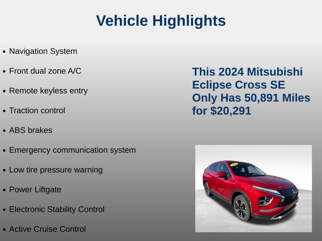 Used 2024 Mitsubishi Eclipse Cross SE AWD/4WD image 5
