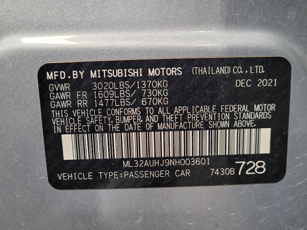 Used 2022 Mitsubishi Mirage SE image 33