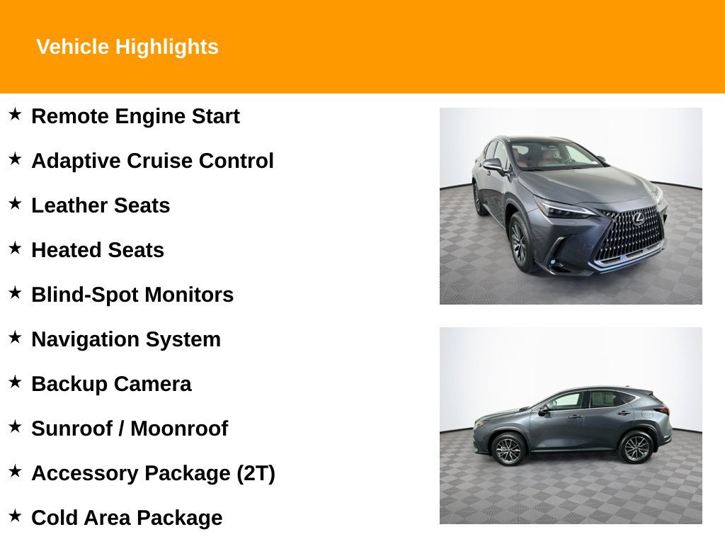 Used 2025 Lexus NX 350h AWD w/ Rear Seat Package image 2