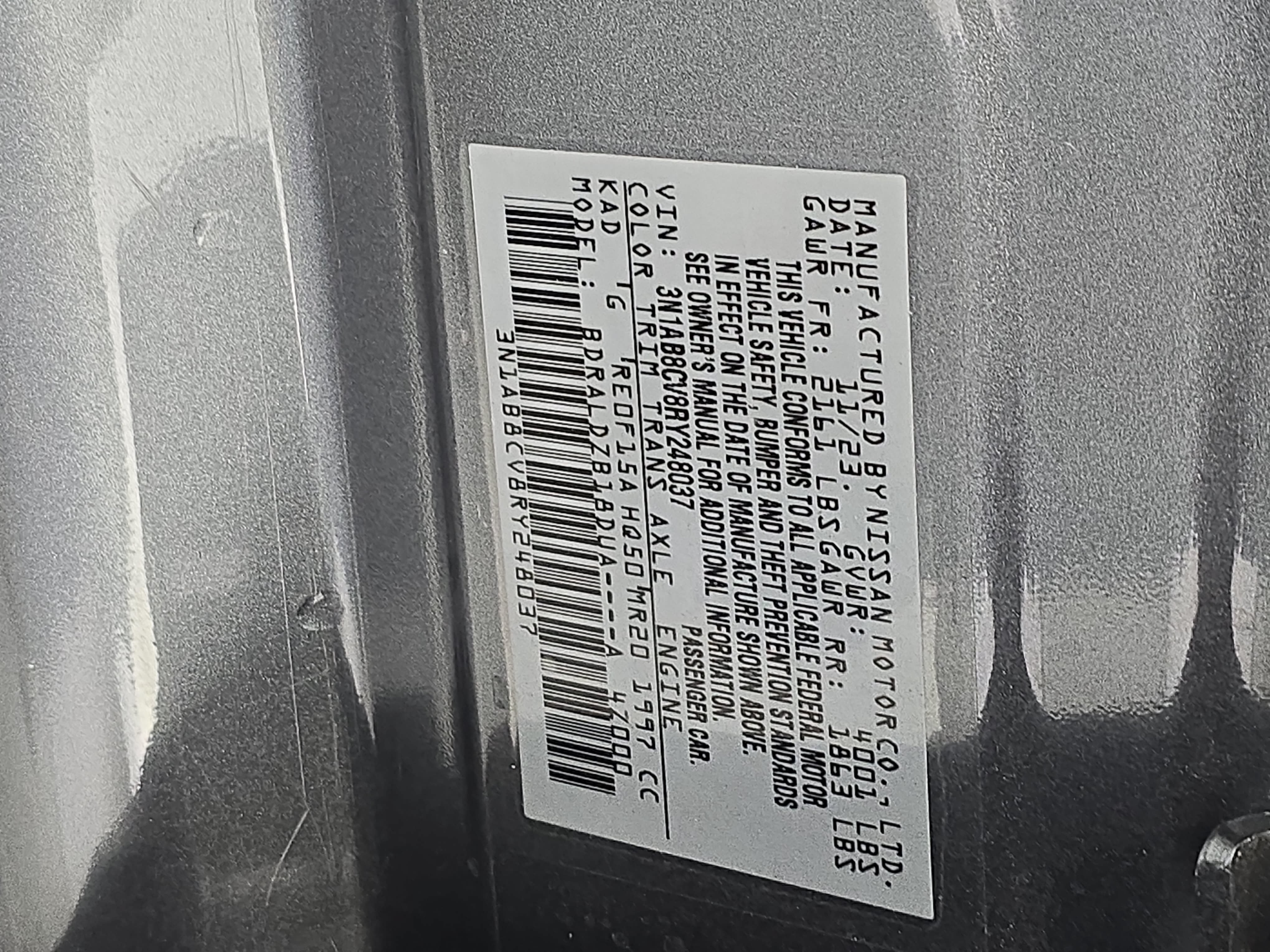 Certified 2024 Nissan Sentra SV FWD image 34