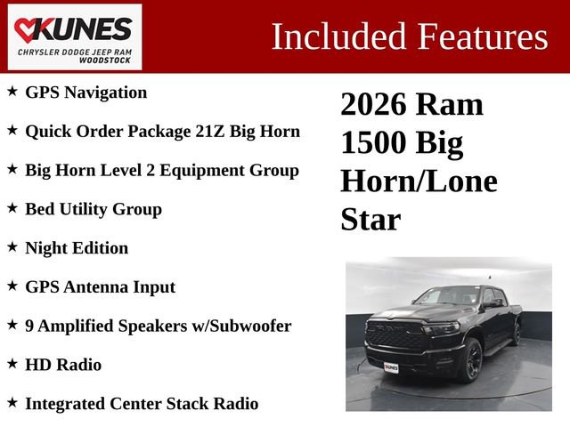 New 2026 RAM 1500 4x4 Crew Cab image 3
