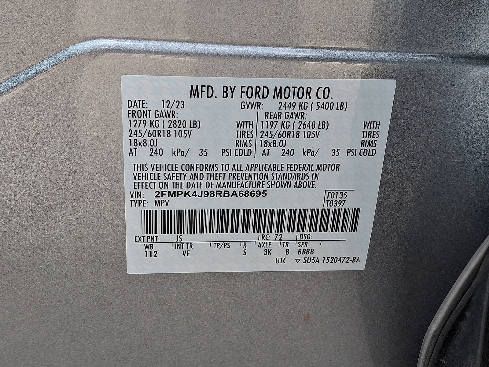 Used 2024 Ford Edge SEL AWD/4WD image 29