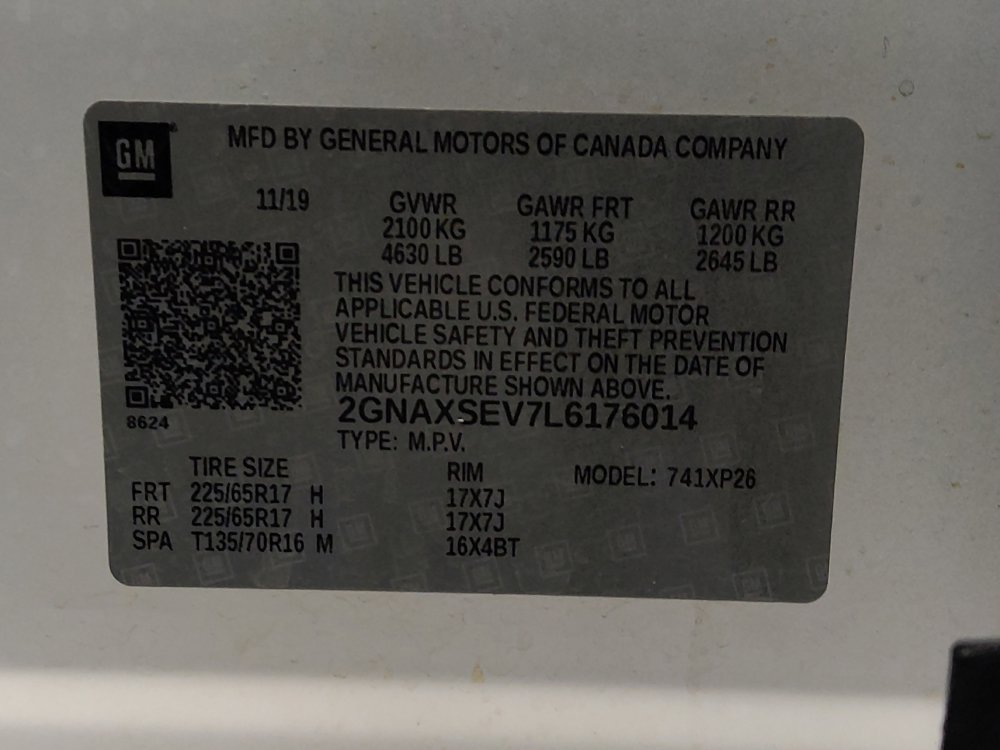 Used 2020 Chevrolet Equinox LS w/ LS Convenience Package AWD/4WD image 33