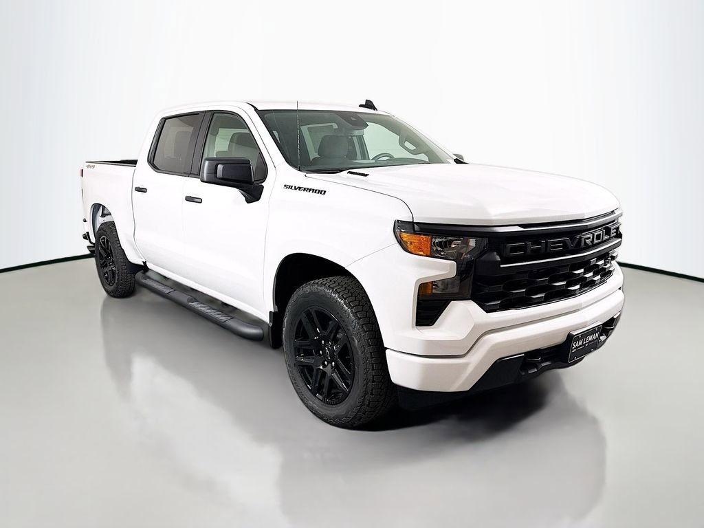 New 2026 Chevrolet Silverado 1500 Custom w/ Turbomax Blackout Package