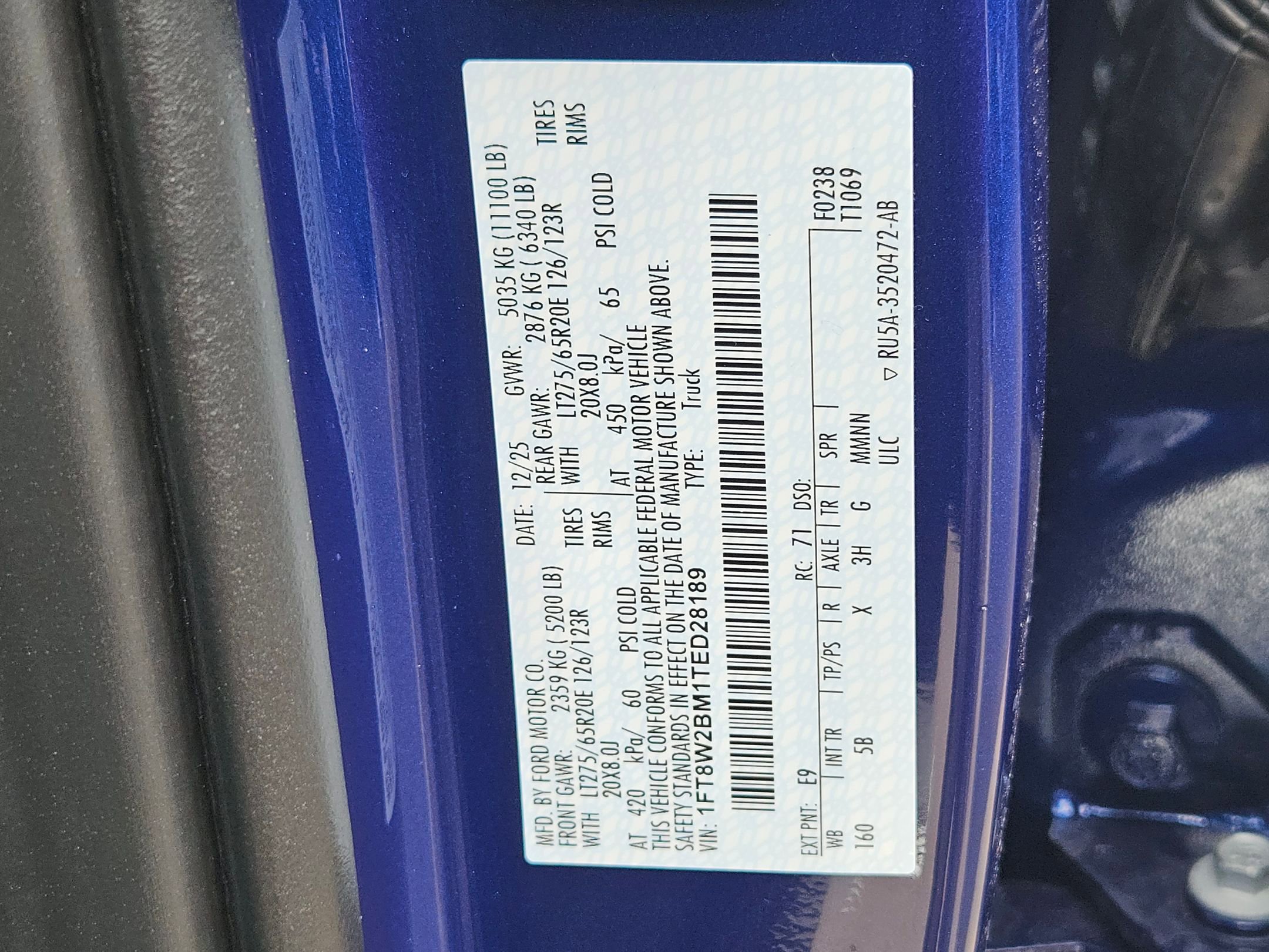 New 2026 Ford F250 Lariat w/ Chrome Package image 17