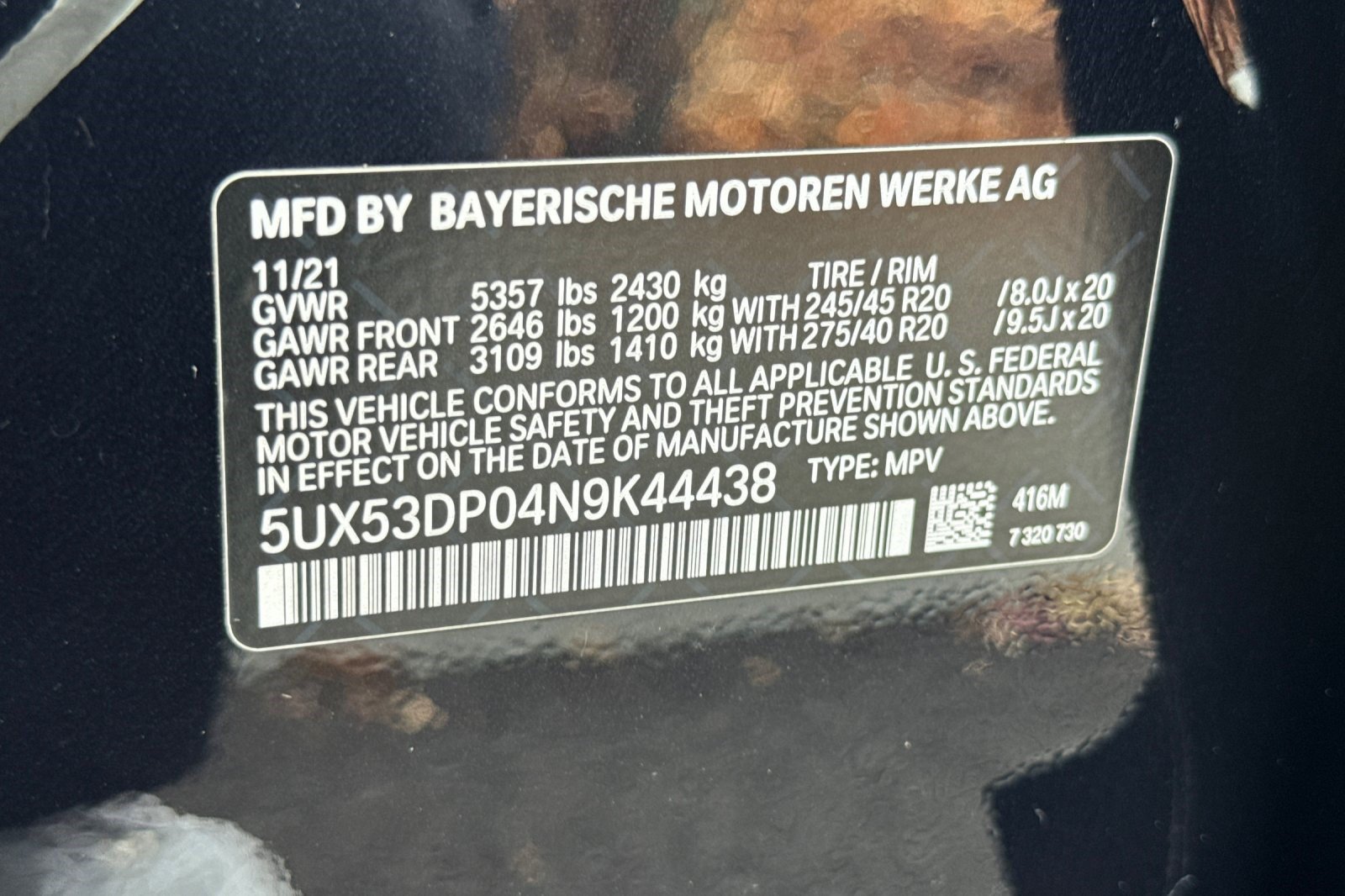 Used 2022 BMW X3 xDrive30i w/ M Sport Package 2 AWD/4WD image 40