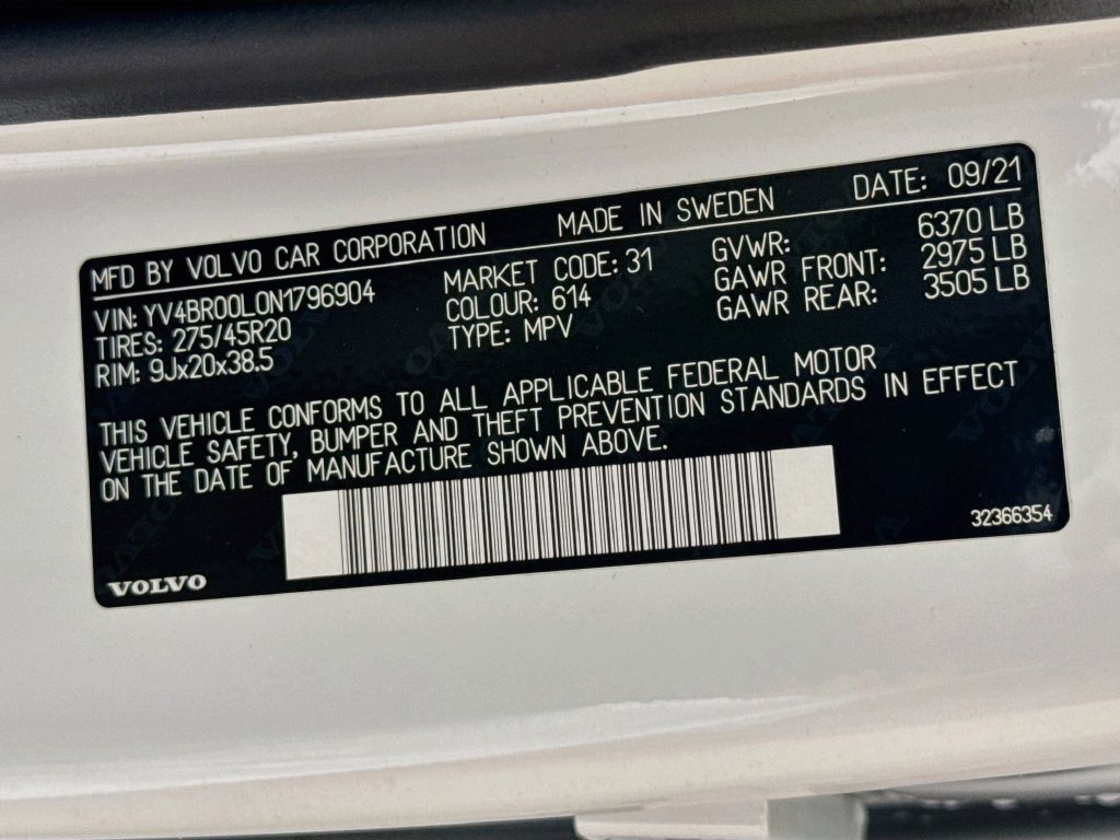 Used 2022 Volvo XC90 T8 Inscription AWD/4WD image 43