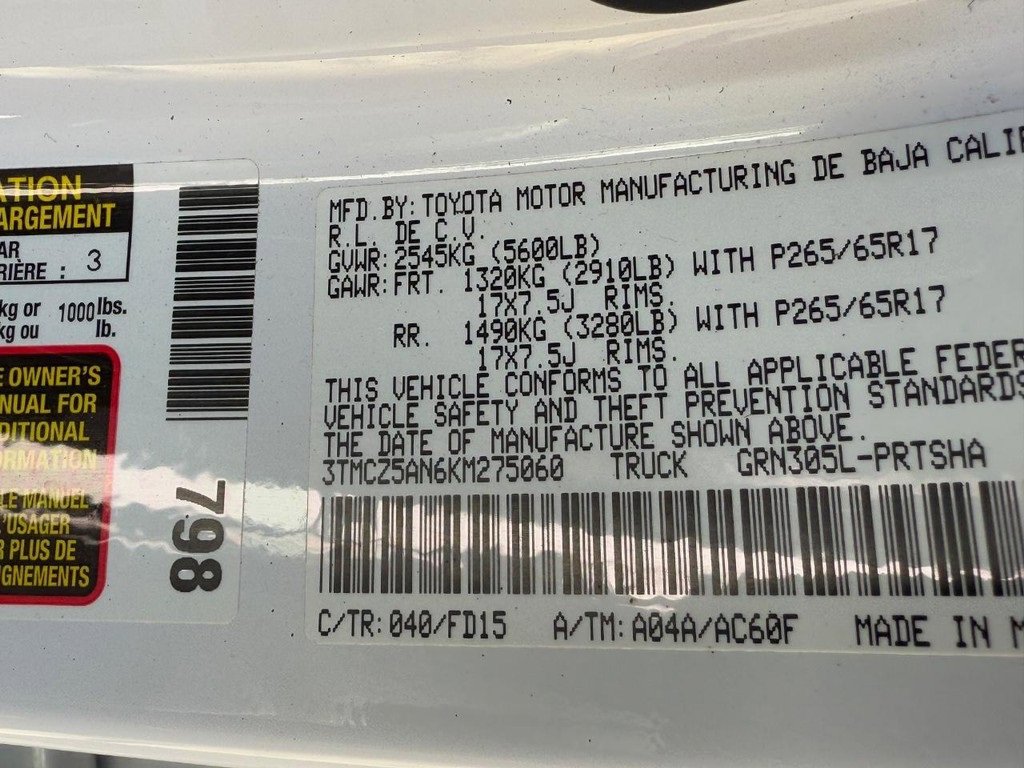 Used 2019 Toyota Tacoma TRD Sport image 21