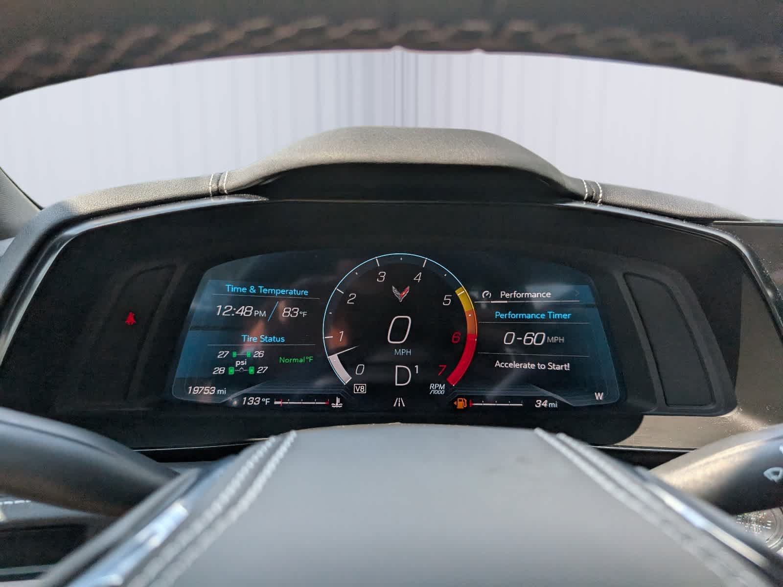 Certified 2025 Chevrolet Corvette Stingray Preferred Cpe w/ Stealth Interior Trim Package RWD image 27