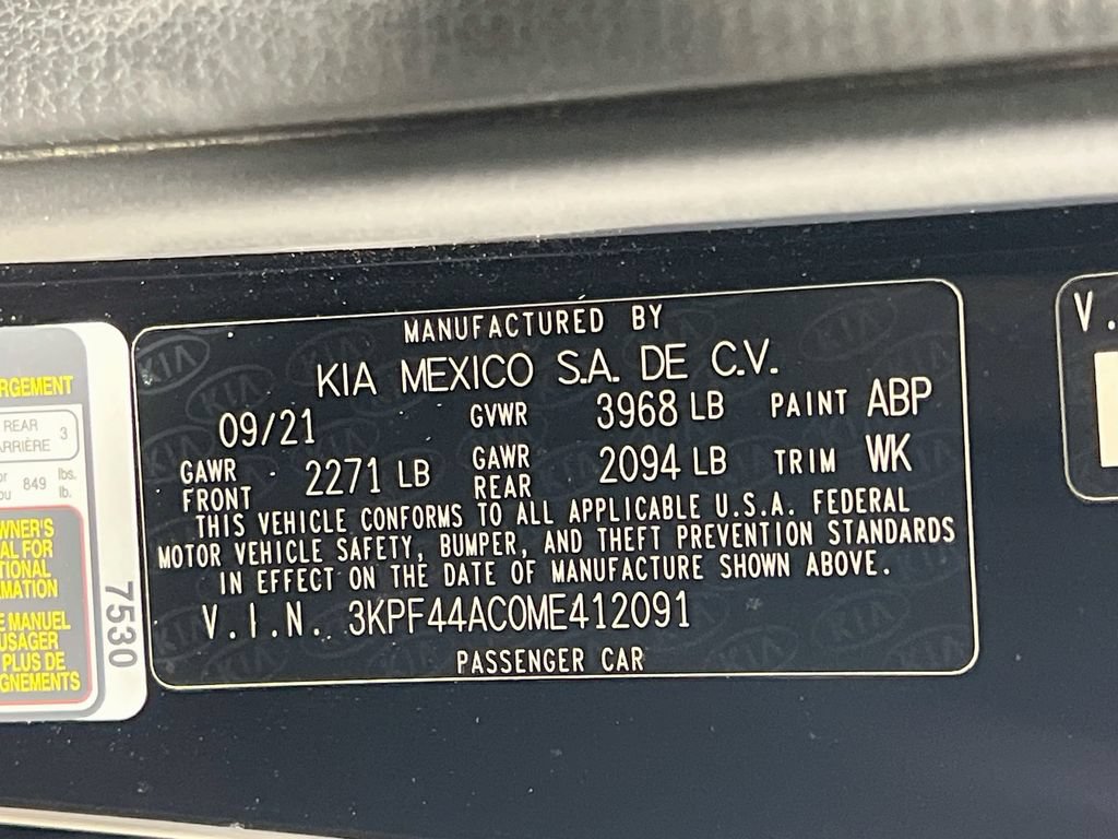 Certified 2021 Kia Forte GT w/ GT2 Package FWD image 14