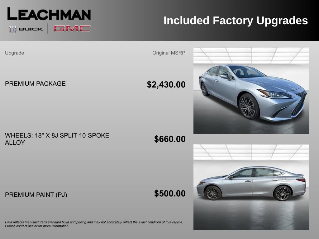 Used 2023 Lexus ES 350 w/ Premium Package image 10