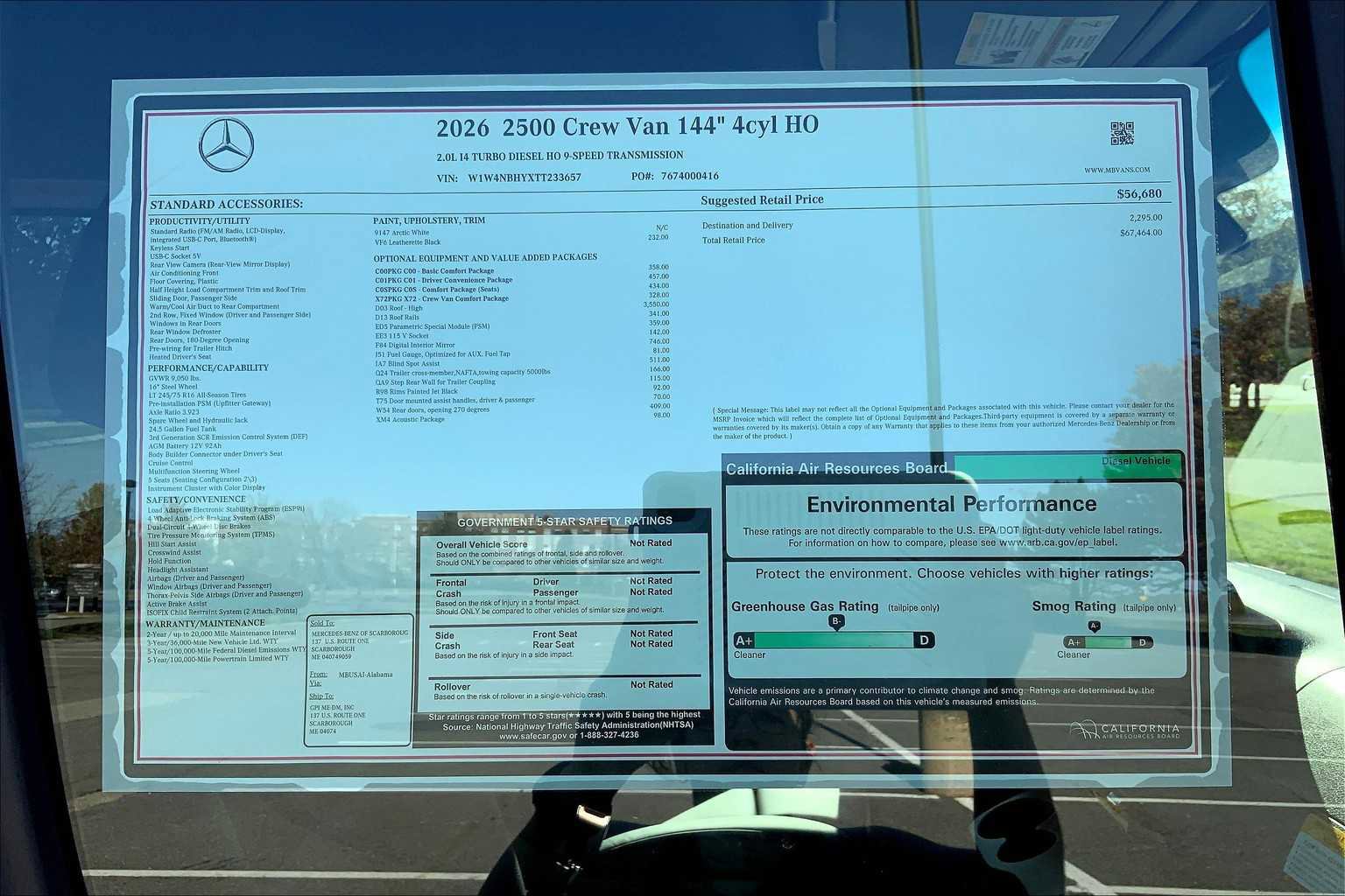 New 2026 Mercedes-Benz Sprinter 2500 image 27