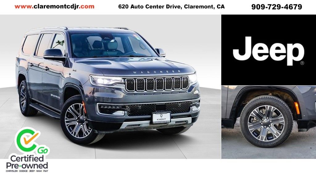 Certified 2024 Jeep Wagoneer L Series II w/ Flexible Seating Group