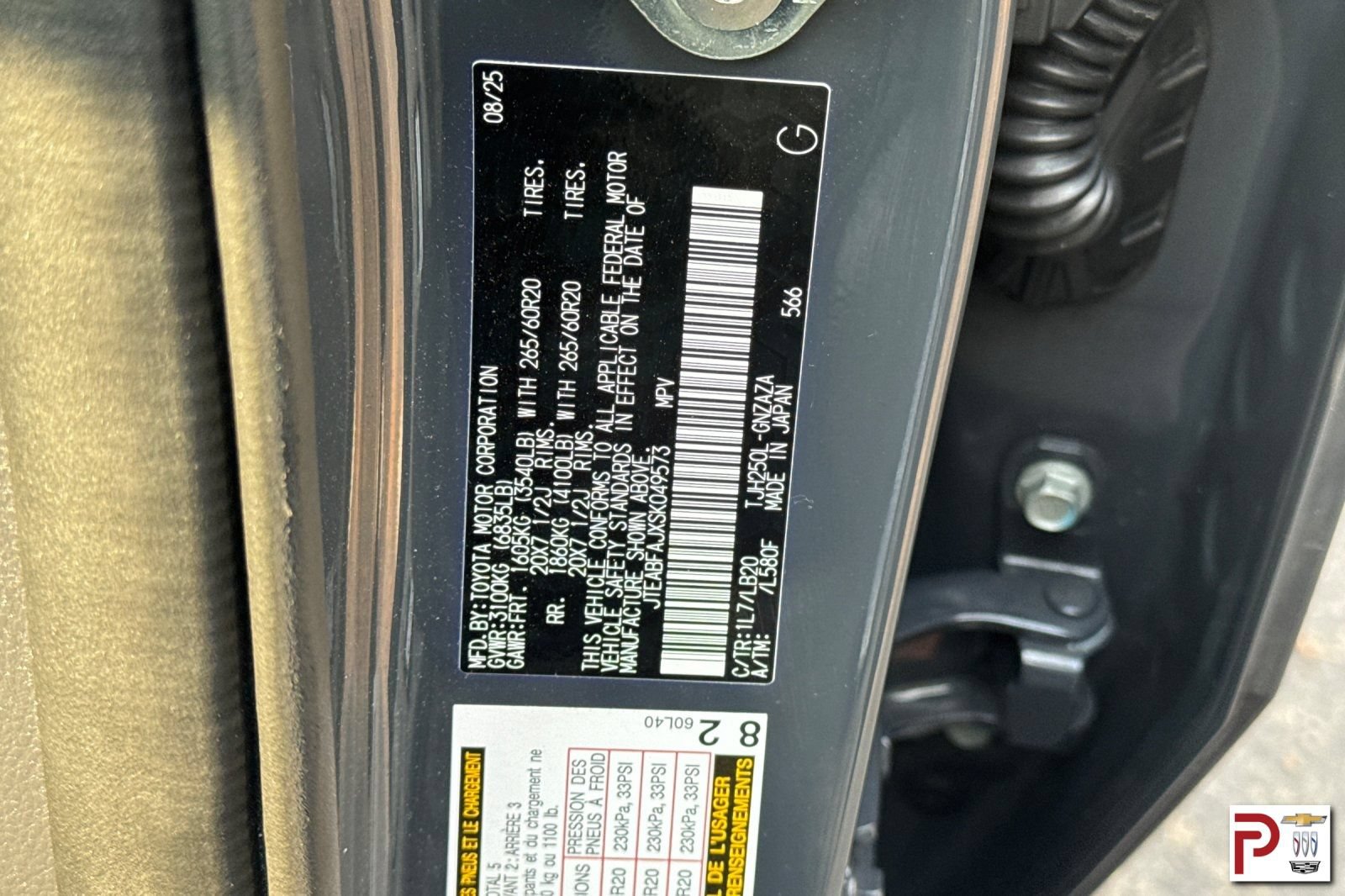 Used 2025 Toyota Land Cruiser w/ Premium Package AWD/4WD image 37