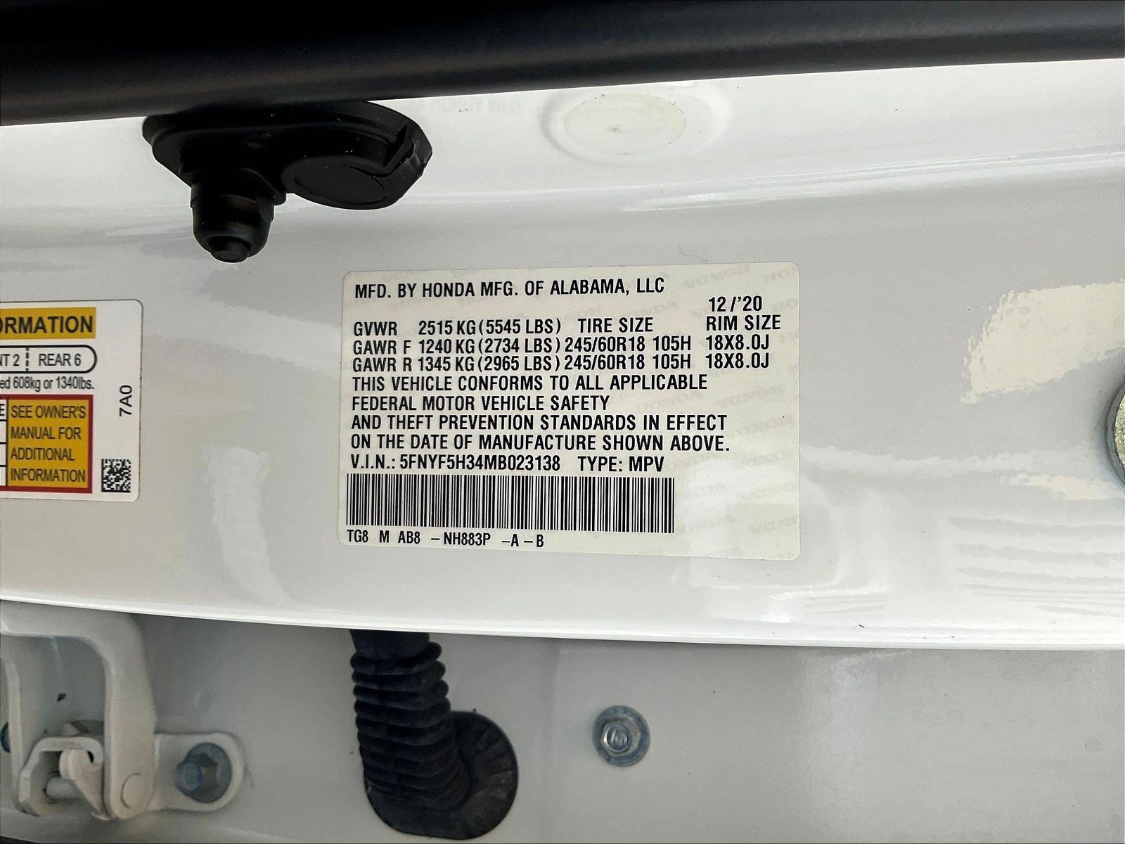 Used 2021 Honda Pilot EX image 19