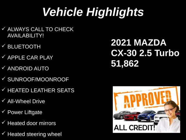 Used 2021 MAZDA CX-30 2.5 Turbo w/ Premium Plus Pkg AWD/4WD image 9