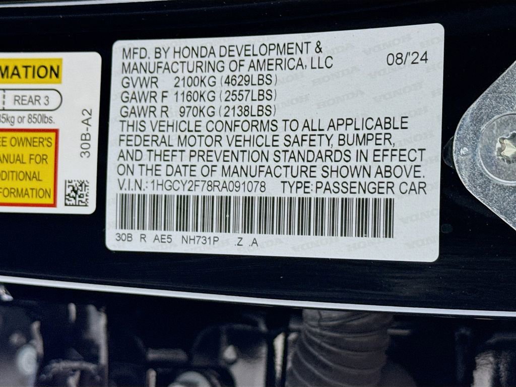 Certified 2024 Honda Accord Sport image 35