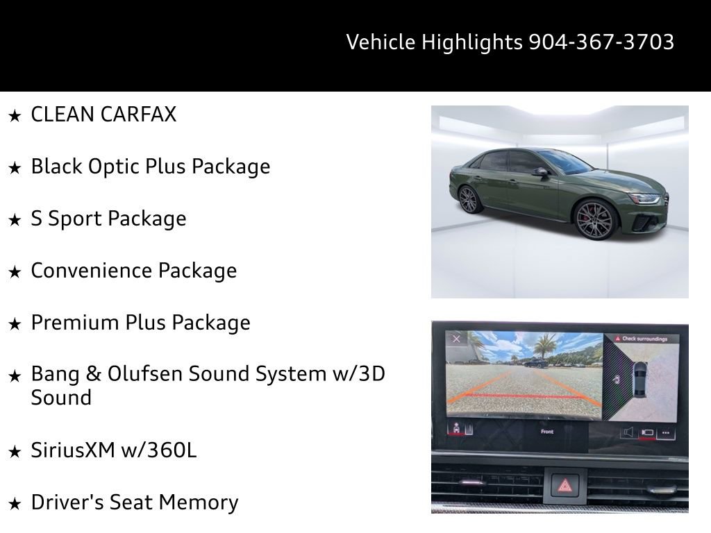 Certified 2023 Audi S4 Premium Plus w/ Premium Plus Package AWD/4WD image 12