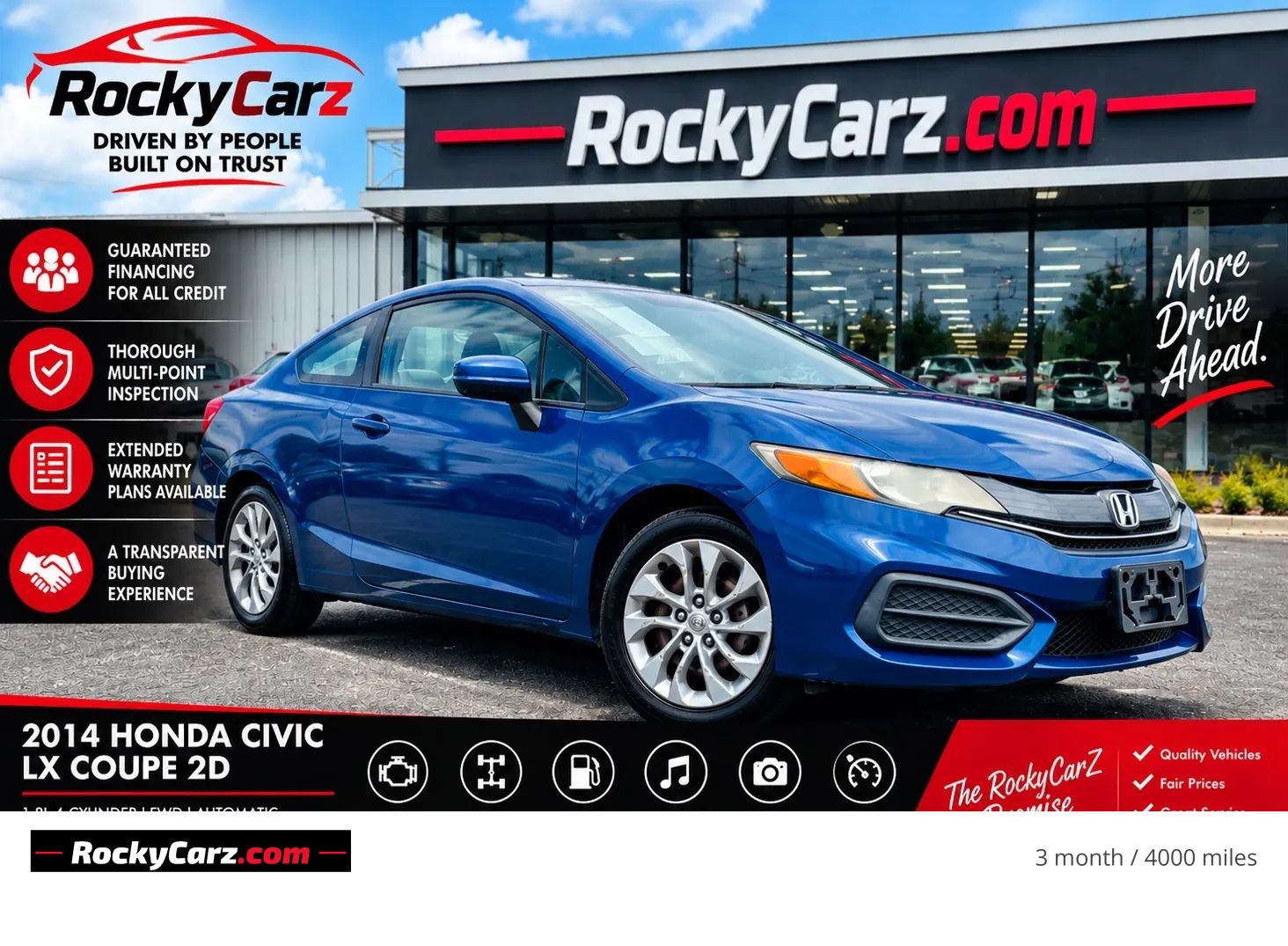 Used 2014 Honda Civic LX image 1