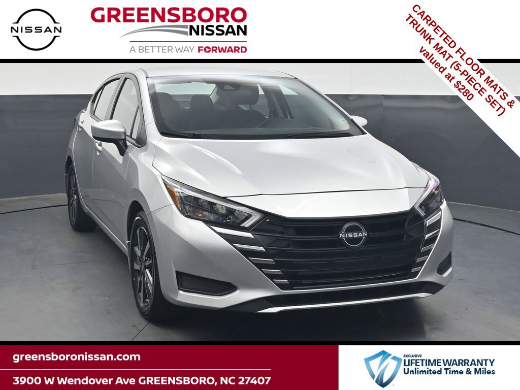 Certified 2025 Nissan Versa SV w/ Trunk Package FWD 360° Tour