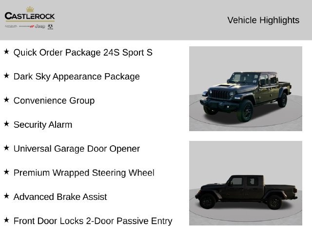 New 2026 Jeep Gladiator Sport AWD/4WD image 2