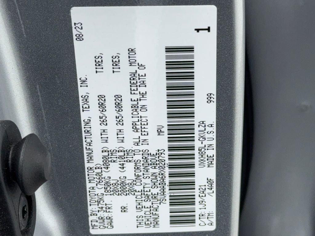 Used 2024 Toyota Sequoia Limited w/ Nightshade Package image 58