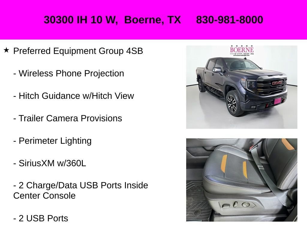 Used 2023 GMC Sierra 1500 AT4 w/ Technology Package image 42