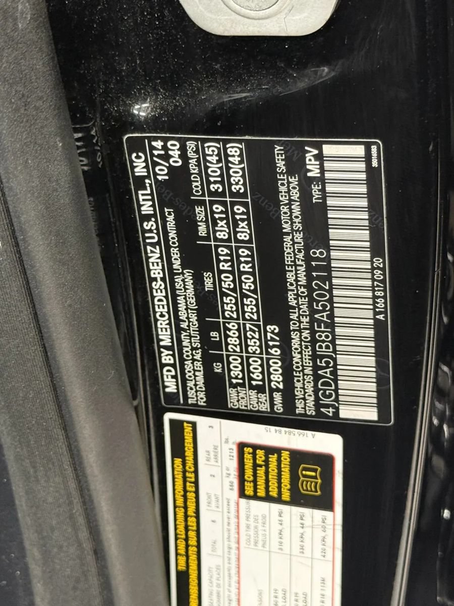 Used 2015 Mercedes-Benz ML 350 2WD w/ Premium 1 Package image 39