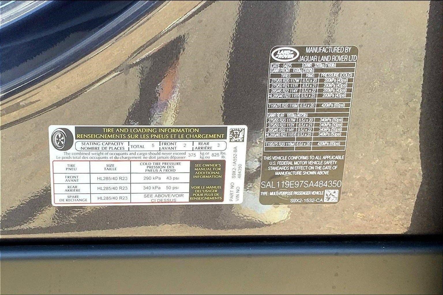 New 2025 Land Rover Range Rover Sport Autobiography AWD/4WD image 14