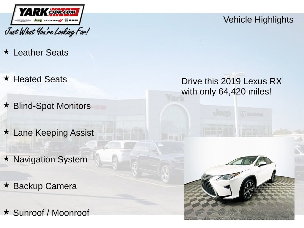 Used 2019 Lexus RX 350 AWD w/ Navigation Package image 8